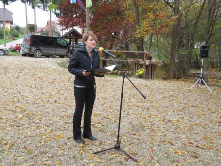 Sprejem gostov iz Velikih Lašč in dvig zastave v čast Šafarskemu v okviru vseslovenske akcije Moja dežela-lepa in gostoljubna 17